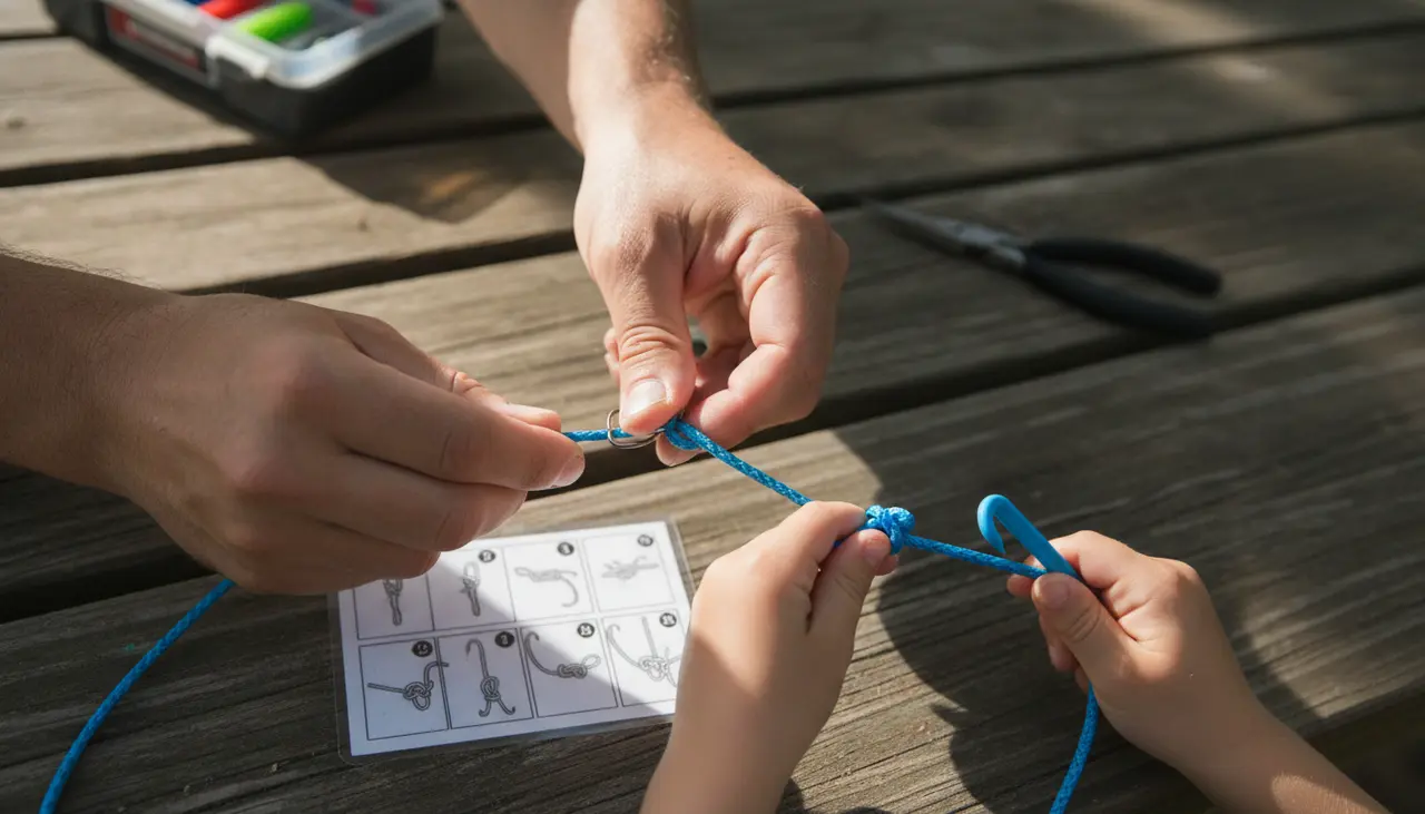 How to Tie a Palomar Knot: A Step-by-Step Guide for Families visual summary