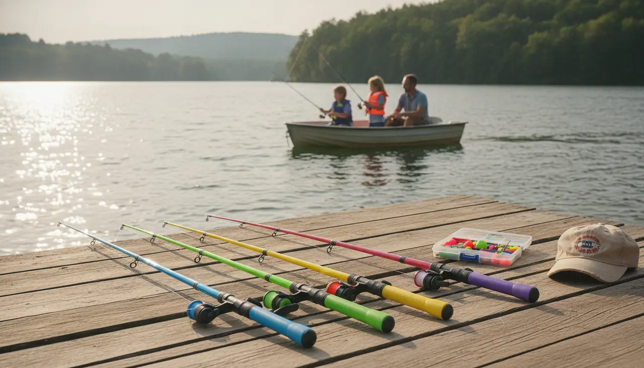 Top 5 Fishing Rods for Kids: Durable and Easy to Handle visual summary