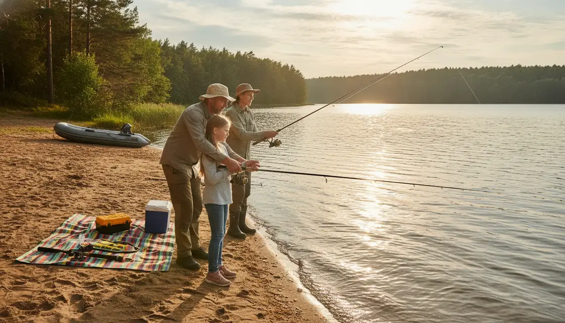 Reel Family Fishing visual guide for All-ages recreational fishing gear and family-friendly angling techniques.